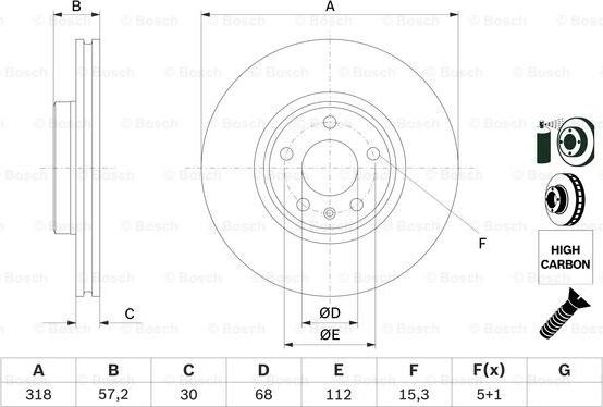 BOSCH 0 986 479 E49 - Əyləc Diski furqanavto.az