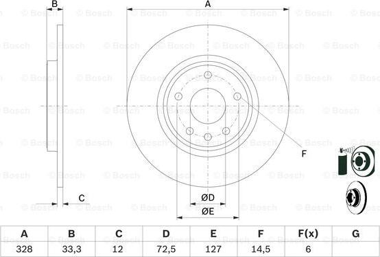 BOSCH 0 986 479 E57 - Əyləc Diski furqanavto.az