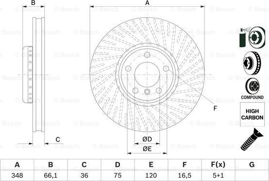 BOSCH 0 986 479 E18 - Əyləc Diski furqanavto.az