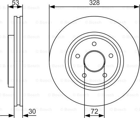 BOSCH 0 986 479 R48 - Əyləc Diski furqanavto.az