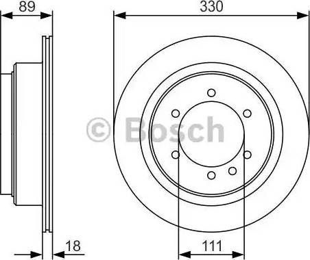 BOSCH 0 986 479 R39 - Əyləc Diski furqanavto.az