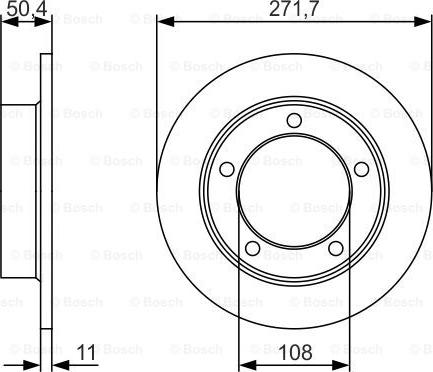 BOSCH 0 986 479 R73 - Əyləc Diski furqanavto.az