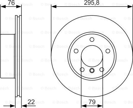 BOSCH 0 986 479 R72 - Əyləc Diski furqanavto.az