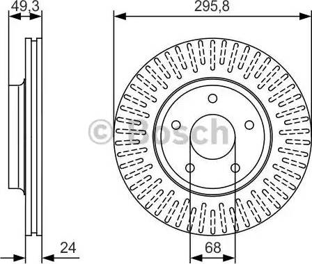 BOSCH 0 986 479 S99 - Əyləc Diski furqanavto.az