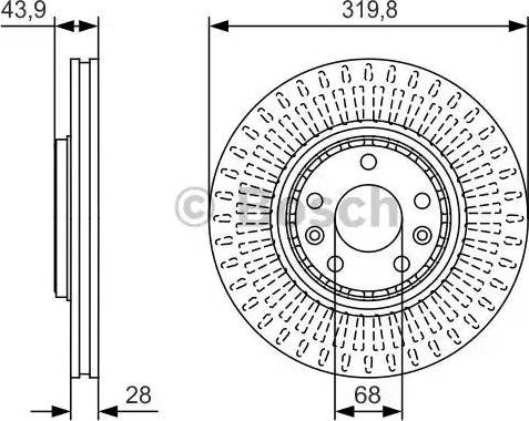 BOSCH 0 986 479 S94 - Əyləc Diski furqanavto.az