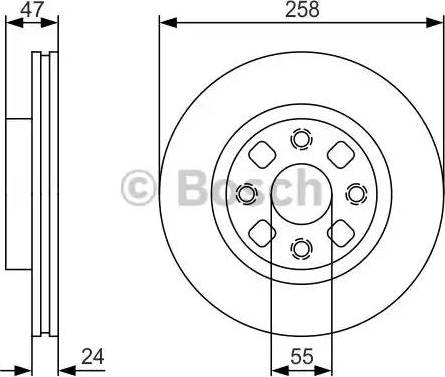 BOSCH 0 986 479 S56 - Əyləc Diski www.furqanavto.az