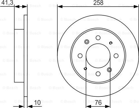 BOSCH 0 986 479 S57 - Əyləc Diski furqanavto.az