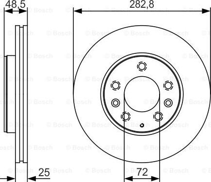 BOSCH 0 986 479 S60 - Əyləc Diski furqanavto.az