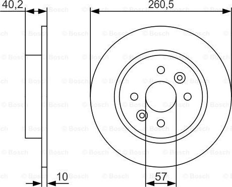 BOSCH 0 986 479 S85 - Əyləc Diski furqanavto.az