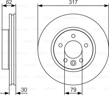 BOSCH 0 986 479 S25 - Əyləc Diski furqanavto.az