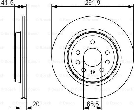 BOSCH 0 986 479 S27 - Əyləc Diski furqanavto.az