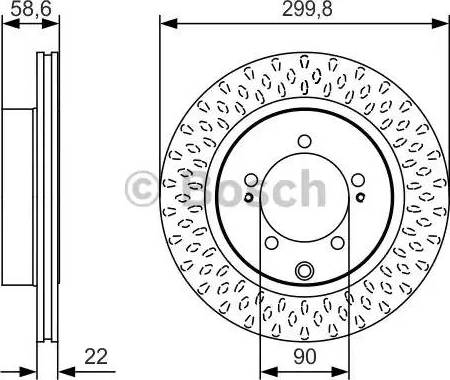 BOSCH 0 986 479 T05 - Əyləc Diski furqanavto.az