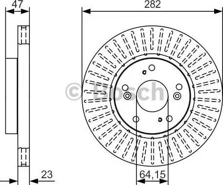 BOSCH 0 986 479 T17 - Əyləc Diski furqanavto.az