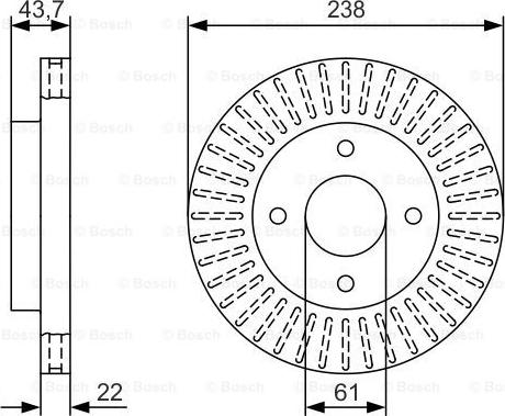 BOSCH 0 986 479 T31 - Əyləc Diski furqanavto.az