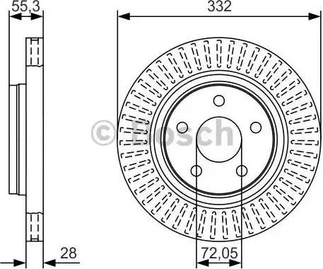 BOSCH 0 986 479 T26 - Əyləc Diski furqanavto.az