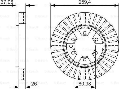 BOSCH 0 986 479 T74 - Əyləc Diski furqanavto.az