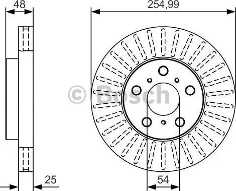 BOSCH 0 986 479 T77 - Əyləc Diski furqanavto.az