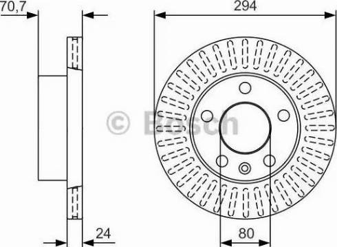 BOSCH 0 986 479 U68 - Əyləc Diski furqanavto.az