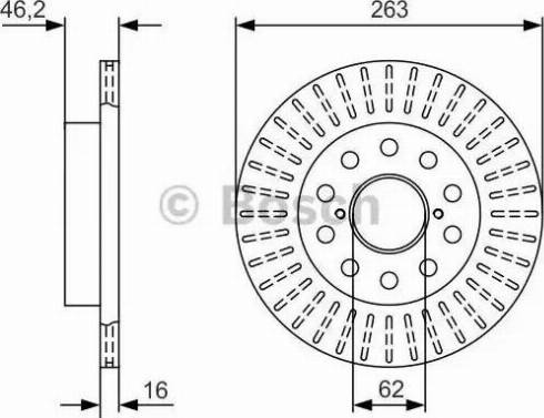 BOSCH 0 986 479 V42 - Əyləc Diski furqanavto.az