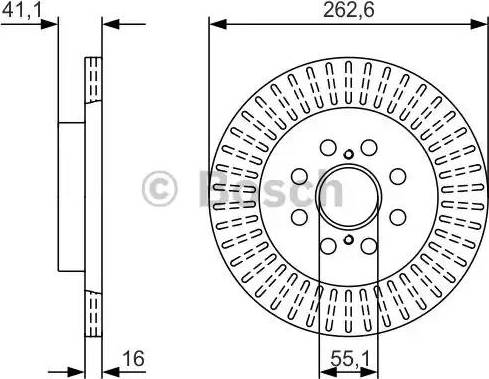 BOSCH 0 986 479 V35 - Əyləc Diski furqanavto.az