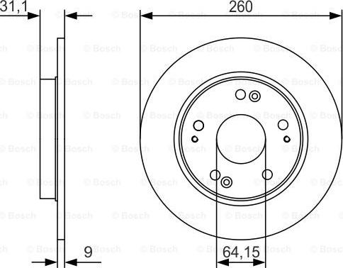 BOSCH 0 986 479 V21 - Əyləc Diski furqanavto.az