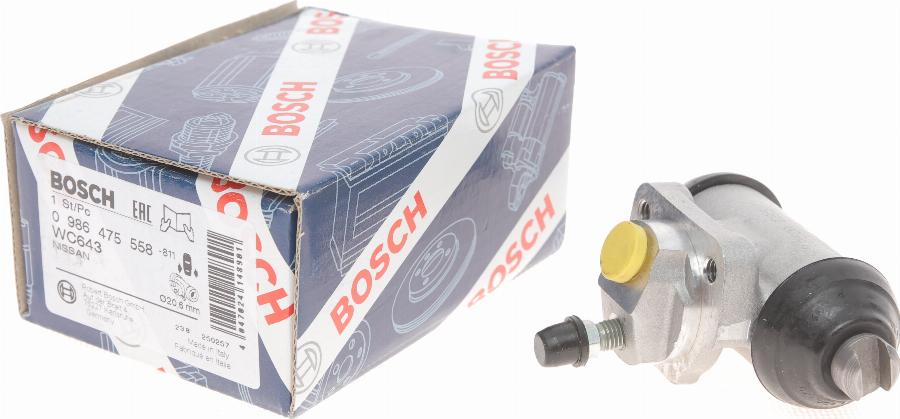 BOSCH 0 986 475 558 - Təkər əyləc silindri furqanavto.az