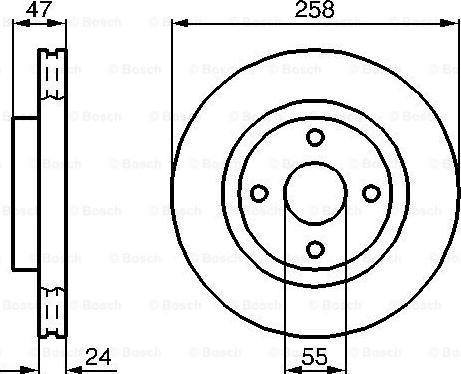 BOSCH 0 986 478 989 - Əyləc Diski furqanavto.az