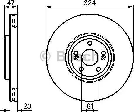 BOSCH 0 986 478 972 - Əyləc Diski furqanavto.az