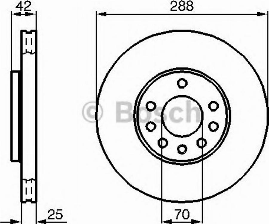 BOSCH 0 986 478 449 - Əyləc Diski furqanavto.az