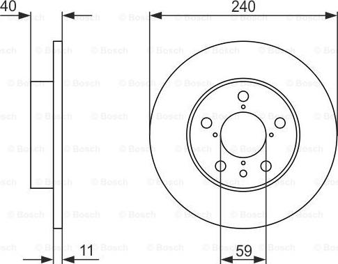 BOSCH 0 986 478 444 - Əyləc Diski furqanavto.az