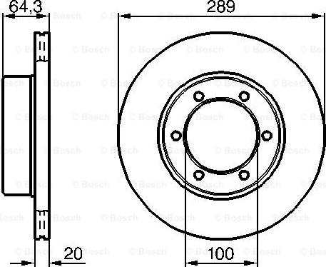 BOSCH 0 986 478 453 - Əyləc Diski furqanavto.az