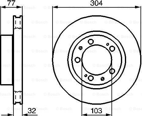 BOSCH 0 986 478 409 - Əyləc Diski furqanavto.az