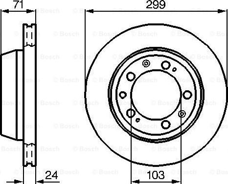 BOSCH 0 986 478 417 - Əyləc Diski furqanavto.az