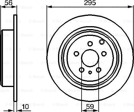 BOSCH 0 986 478 435 - Əyləc Diski furqanavto.az