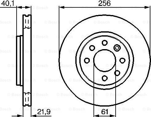 BOSCH 0 986 478 431 - Əyləc Diski furqanavto.az