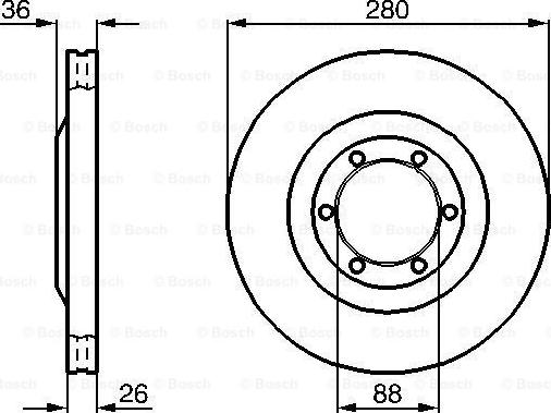 BOSCH 0 986 478 437 - Əyləc Diski furqanavto.az