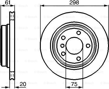 BOSCH 0 986 478 426 - Əyləc Diski furqanavto.az