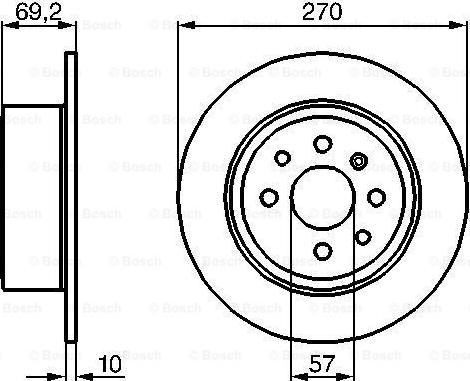 BOSCH 0 986 478 420 - Əyləc Diski furqanavto.az