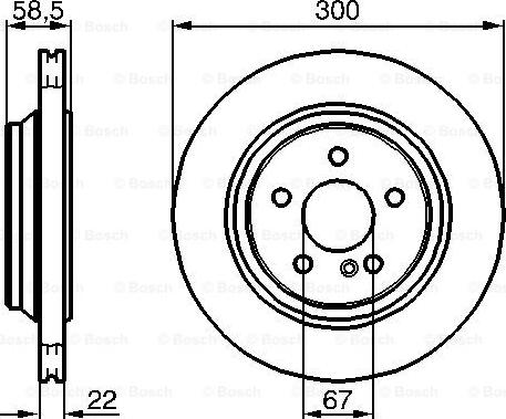 BOSCH 0 986 478 473 - Əyləc Diski furqanavto.az