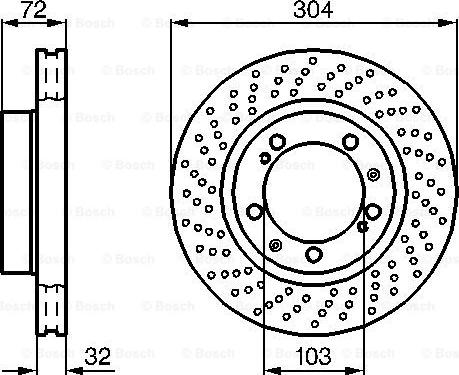 BOSCH 0 986 478 599 - Əyləc Diski www.furqanavto.az