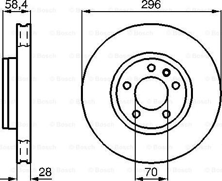 BOSCH 0 986 478 593 - Əyləc Diski furqanavto.az