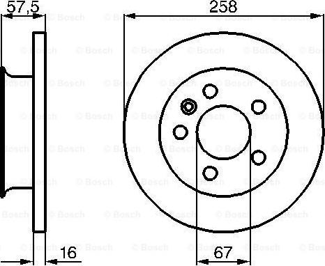 BOSCH 0 986 478 544 - Əyləc Diski furqanavto.az