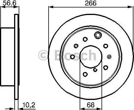 BENDIX 520442 - Əyləc Diski furqanavto.az