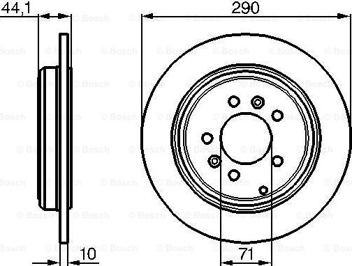 BOSCH 0 986 478 556 - Əyləc Diski furqanavto.az