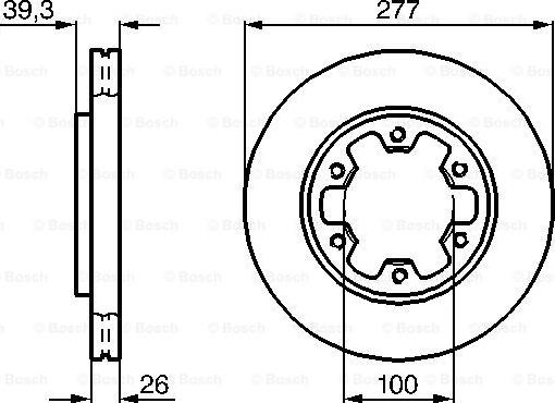 BOSCH 0 986 478 532 - Əyləc Diski furqanavto.az