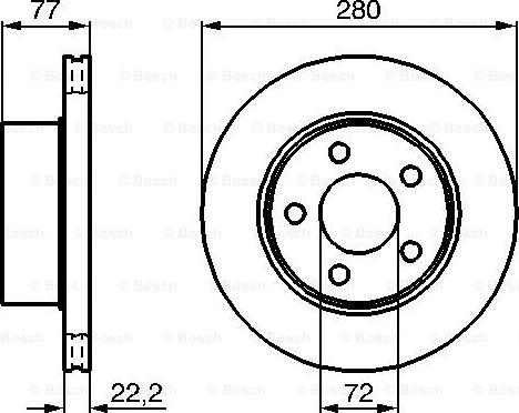 BOSCH 0 986 478 694 - Əyləc Diski furqanavto.az