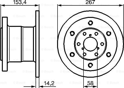 BOSCH 0 986 478 647 - Əyləc Diski furqanavto.az