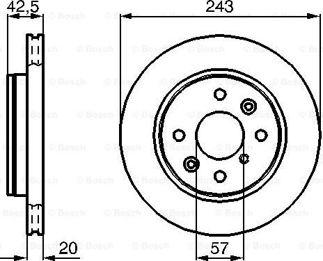 BOSCH 0 986 478 659 - Əyləc Diski furqanavto.az