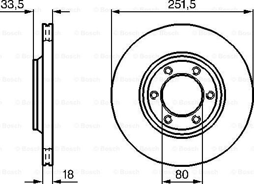 BOSCH 0 986 478 658 - Əyləc Diski furqanavto.az