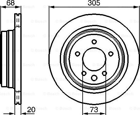 BOSCH 0 986 478 660 - Əyləc Diski furqanavto.az